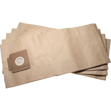 vhbw 5x Staubbeutel Ersatz für Kärcher 6.907-019.0 für Staubsauger - 26,5cm x 25cm braun (1/2)