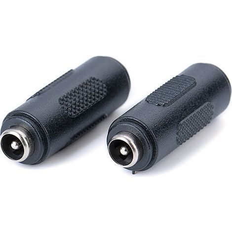 DC power adapter, female-female DC connector, female-female plug, 5.52.1 mm straight DC adapter. (1/4)