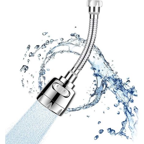Accessories for kitchen mixer taps, detachable mixer tap with 360° rotating spray head, replacement head, extension for water-saving mixer taps (1/5)