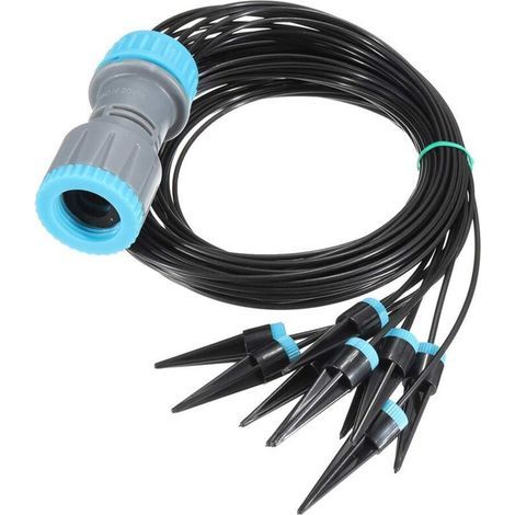 10-Wege-Tropfset mit gebogenem Pfeil für wassersparende Gartenbewässerung (1/5)
