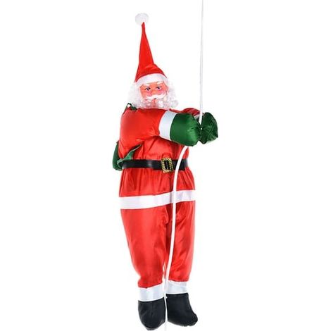 Père Noël sur une échelle 15090 cm décoration de Noël (1/3)