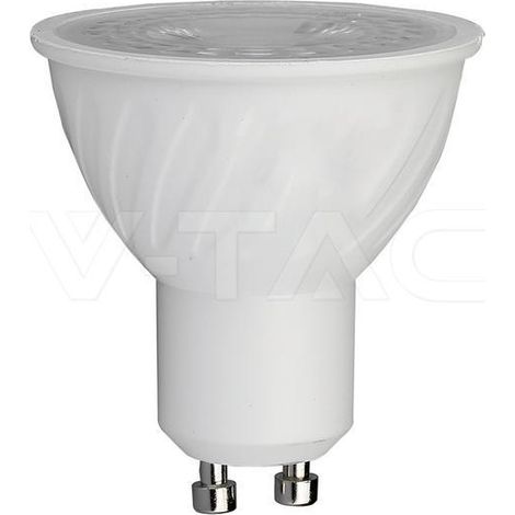 Foco LED V-TAC con chip CREE GU10 de 6 W, 38°, 3000 K, regulable (1/2)