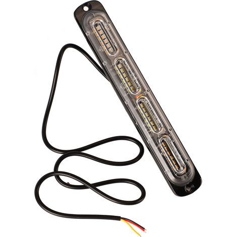 Feux latéraux LED étanches super lumineux dissipation thermique efficace 12-24V clignotant pour auto camion moto (1/5)