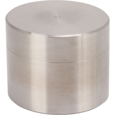 Boîte à thé portable en acier inoxydable avec couvercle hermétique, idéale pour la maison ou le bureau. (1/5)