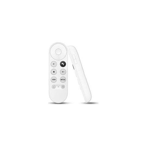 Telecomando vocale Bluetooth G9N9N - Sostituzione per Google Chromecast TV 4K Snow/Google TV, compatibile con Chromecast 4K HDR Streamer, pulsanti integrati per Netflix e YouTube (1/5)