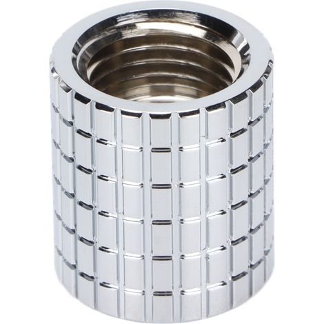 Raccord de refroidissement à eau en laiton, finition électrolytique, 2 coloris disponibles, argenté, travail soigné (1/5)