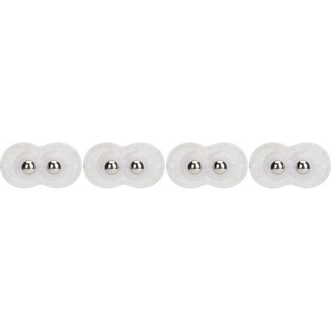 Mini roulettes adhésives, boule universelle, 12 pièces, pour poubelle, Salon de beauté (1/4)