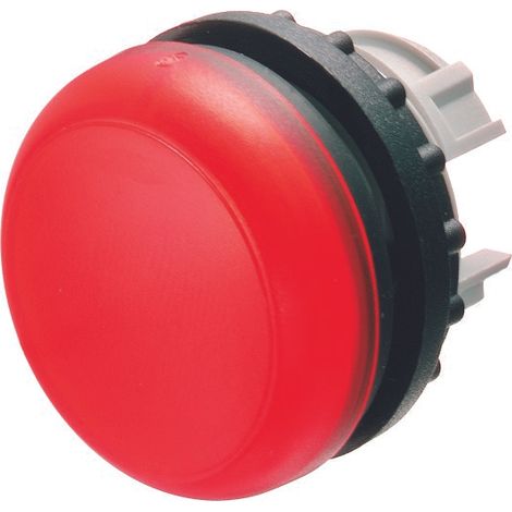 Tête de voyant lumineux Rouge Eaton, série Eaton Moeller, diam. découpe 22.5mm, IP66, IP67, IP69 ( Prix pour 1 )
