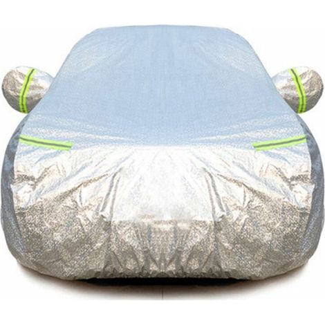 Bâche pour voiture SUV, Housse de Protection Voiture étanche Universelle Anti Grele Anti UV avec Fermeture éclair, 530 × 190 × 150cm(3XXL)-RAPANDA