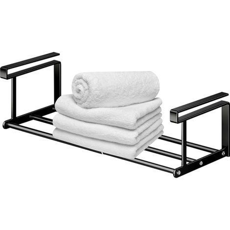 1 Panier Rétractable Sous Étagère, Acier Au Carbone, Antidérapant, 30-50cm, Pour Cuisine Salle De Bain Placard (1/5)