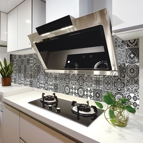 Sticker Mural Carrelage adhésif Cuisine Salle de Bain - 30 STICKERS CARRELAGES AZULEJOS ROMELINO - 30stickers10x10cm (1/5)
