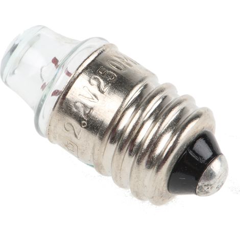 Rs Pro – Ampoule E10 2,2 V 250 mA – Luminosité 4 lm – Durée de vie 10 h – Pour applications spécifiques – Installation facile