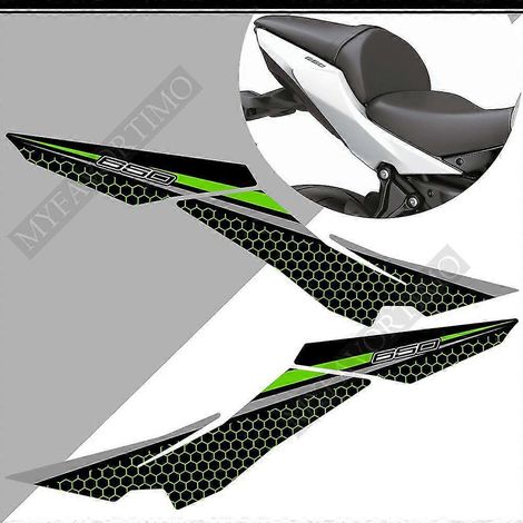 Kit de protection de réservoir, autocollants et emblème pour les genoux, logo et protection de carénage pour Kawasaki Ninja 650 (modèles 2018, 2019, 2020 et 2021) - 65027 (1/5)