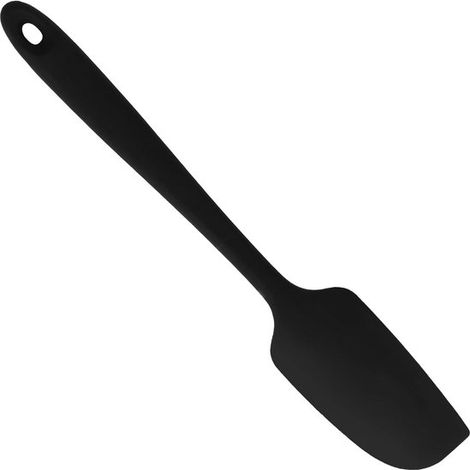 espátula grande de silicona resistente al calor: 200ºF, flexible, de silicona, 22,3 cm, para mezclar, remover, cocinar, raspar, hornear, naranja (1/5)