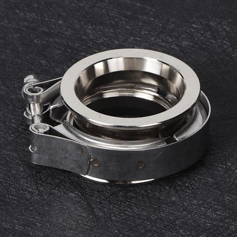 Collier de serrage en acier inoxydable à bride pour tuyau d'échappement automobile (2,5 pouces - 63 mm) (1/5)