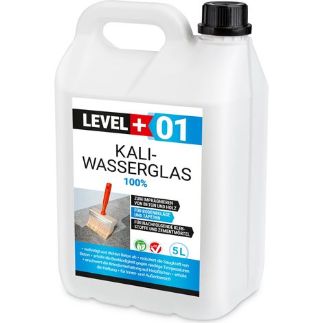 LEVEL+ Kaliwasserglas Unverdünnt Grundierung L+01 - 5L