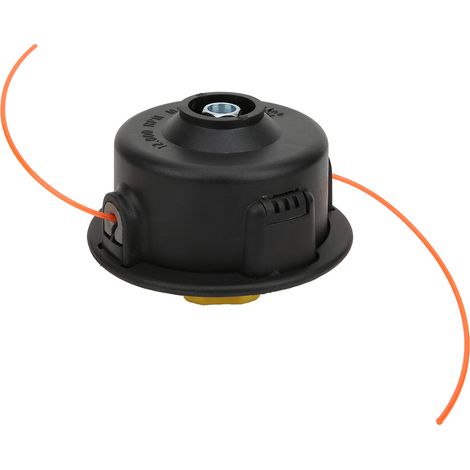 Tête de coupe plastique jaune remplacement pour débroussailleuse accessoire tondeuse gazon jardin (1/5)