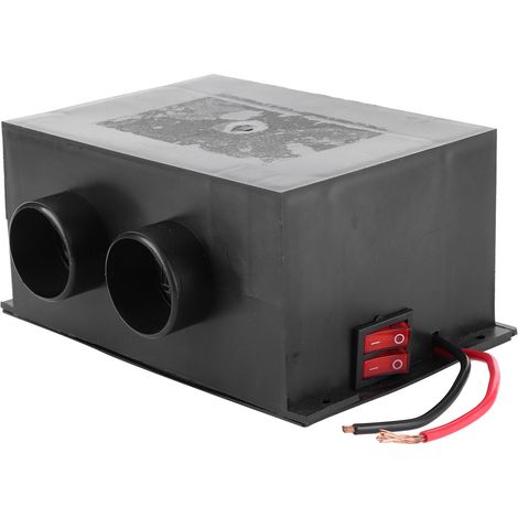 Tragbare 12V 600W Autoheizung, schnelles und leises Enteisen für den Winter, universelle 2 Steckdosen