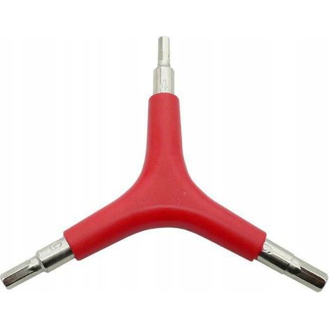 Chiave a brugola Y 3 in 1 per auto, biciclette, 4 mm, 5 mm, 6 mm (1/2)