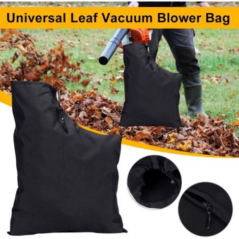 Sac à fermeture éclair pour aspirateur souffleur de feuilles - - Sac de rechange - Noir - Comme indiqué (1/4)