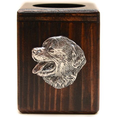 Bouvier bernois - bougeoir en bois orné d'un chien, un souvenir unique après la perte d'un compagnon à quatre pattes, réalisé artisanalement par Art-Dog (1/5)