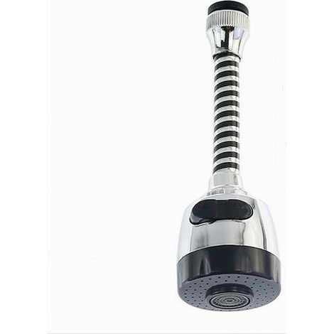 TRADE SHOP - Rompigetto Aeratore Rubinetto Lavello Doccetta Prolunga Flessibile 2 Getti 87175 - (1/3)