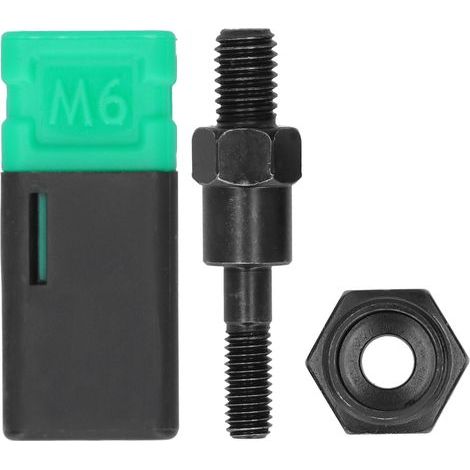 Mandrin fileté en Acier Oy de qualité Supérieure, Tête d'outil de Rivetage M6 Manuelle, Plis de Pointe de Riveteuse Manuelle pour un Rivetage Efficace (1/5)