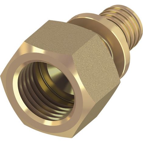 Raccord de transition TECEflex en laiton rouge d= 20 mm x 3/4 IG