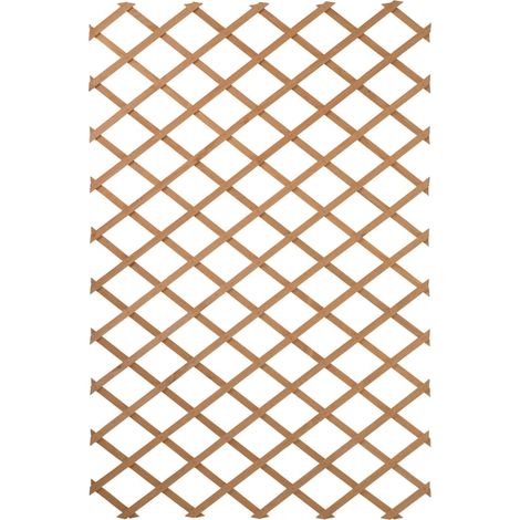 Nature Palissade de jardin 50 x 150 cm Bois Naturel 419736