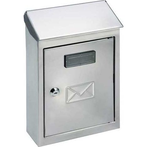 Cassetta per Lettere Inox Lettera-Small Italia 20X6X30H