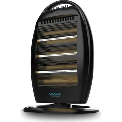 Cecotec Radiador Eléctrico Bajo Consumo Ready Warm 7100 Quartz Rotate. 1200W Oscilación Termostato regulable 3 Niveles Rejilla de seguridad (1/3)
