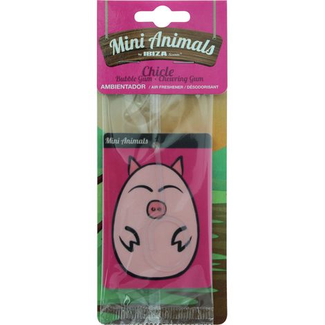 12x Desodorisant Mini Animals Chewing Gum