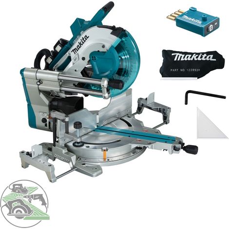 Makita Akku Kapp- und Gehrungssäge 2x 18V DLS211ZU Solo Bluetooth (1/4)