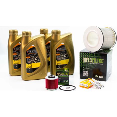 Kit Révision Filtres Bougies pour YAMAHA TDM 850 de 1991 à 1996 - ENI I-RIDE MOTO 10w40 4L