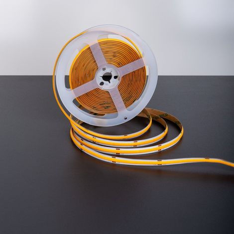 Ruban LED COB 5 m Blanc Transparent Dimmable avec Fonction Mémoire pour Éclairage Intérieur - PANGIVO (1/5)