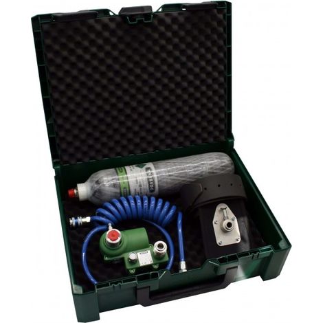Prebena Mobilo 400 PKT KT-3500 Druckluft Kartuschen System mit Schlauch und Tragegürtel"-"EN13265