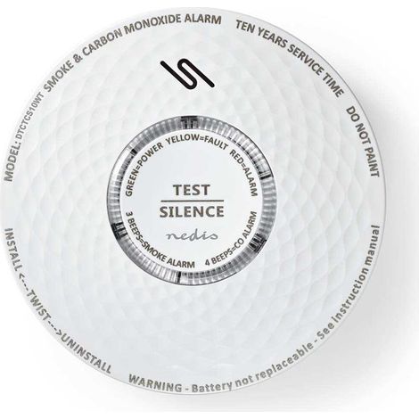 Nedis DTCTCS10WT detector de humo Detector de muestreo de aire