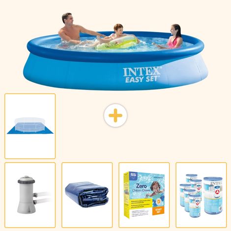 Intex Piscine Easy Set Ronde - 366x76 cm - 6-pièces SCB22 (1/5)