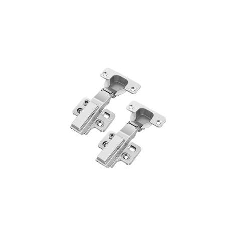 Charniere Porte Placard Soft close Charniere Porte Cuisine 100 Degré, charniere invisible avec Amortisseur Intégré Mécanisme de Fermeture Automatique Standard Charnière, 1 paire (2 pièces)