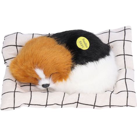 Jouet pour chien avec coussin en tissu et son apaisant - Poupée peluche décorative pour petits chiens (1/5)