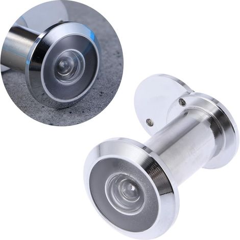 Peephole Security Office Silver Wooden Alloy Doors Hotel Home Zinc Cat (1/5)