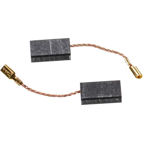 vhbw 2x spazzola carbone compatibile con AEG WS 115, WS 125, WS 500, WS 600, WS 601, WS 602 utensile elettrico - Spazzola motore, 15,5 x 8 x 5 mm