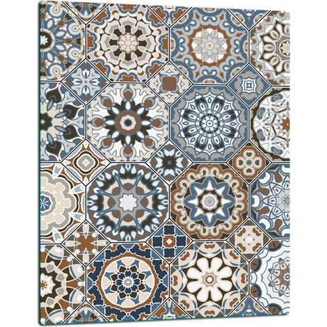 TAGLIERE IN VETRO 40x52 MOSAICO (1/5)