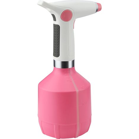Wiederaufladbare elektrische Sprühflasche mit USB-Anschluss zum Bewässern von Blumen und Pflanzen (Pink) (1/5)