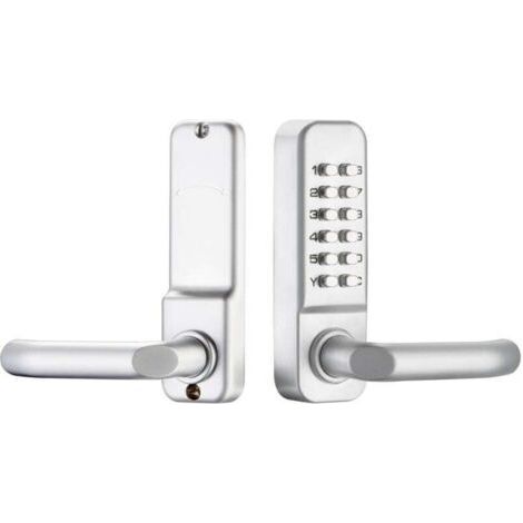 Poignée à code Serrure à code mécanique étanche, combinaison de code à 1 à 11 chiffres Mot de passe de sécurité Serrure codée Serrure de porte à combinaison mécanique sans clé pour porte de bur (1/4)