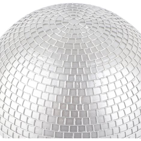 Boule Champignon Argenté Décoration Fête en Résine - Accessoire Décoratif Maison et Scénique (1/5)
