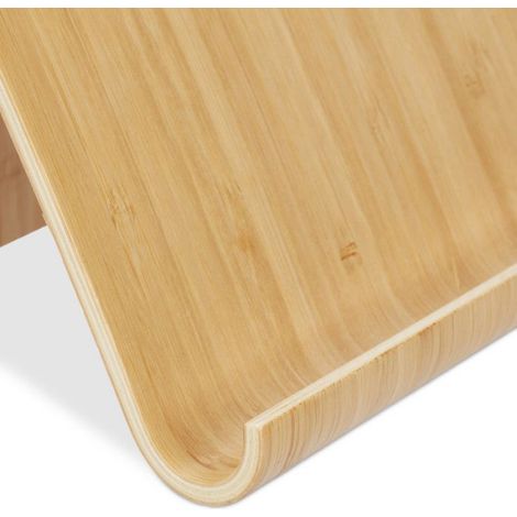 Porte-Livre - Relaxdays - 10046321 - Bois Naturel - Design Moderne - Support Tablette (1/5)