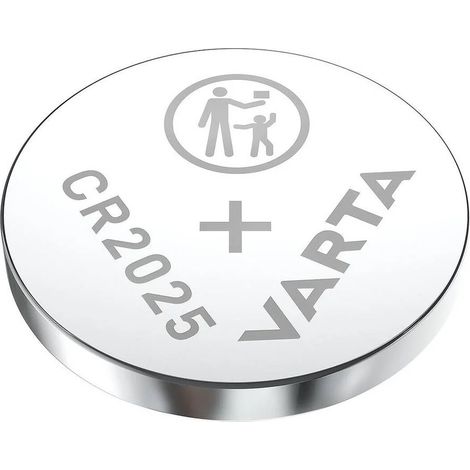 Varta CR2025 3V Lithium Knopfzelle - 4er Blister (1/3)