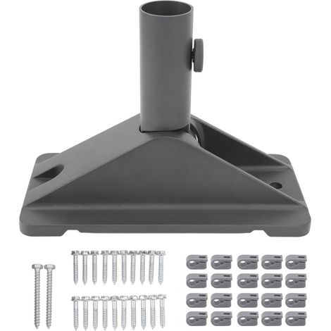 Adaptateur de fixation pour antenne sur toit, montage sur tube, améliore la réception du signal, réglable à 90°, en alliage d'aluminium résistant au vent, pour yachts, camping-cars et remorques. (1/5)