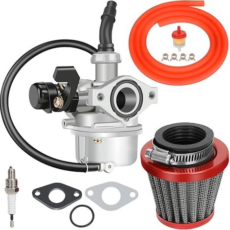 Carburateur PZ19, ensemble de 19 mm. Compatible avec les quads TaoTao 110 cm³/125 cm³, Coolster, Apollo, Baja et Kazuma (modèles 50 cm³ à 110 cm³). Pièce de quad fabriquée en Chine. (1/5)